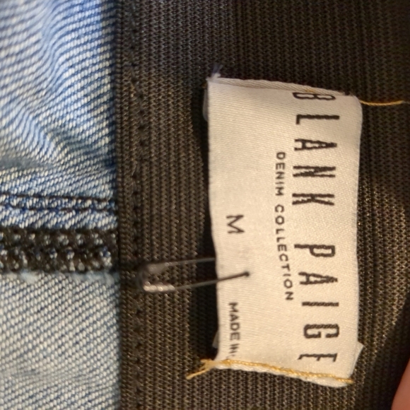 Blank Paige Women's Bell Bottom Jeans with Frayed Hem , Size M - Picture 6 of 7